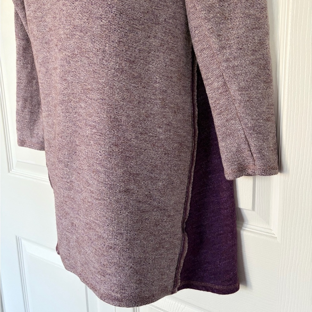 Kuhl Women’s NOVA Pullover Sweater Dress Cowl Neck Wool Blend Purple size Large - Picture 5 of 15